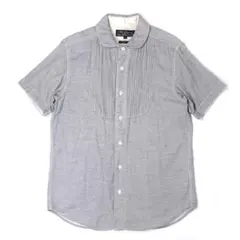 【専用】BEAMS 丸襟 ピンタック ブラウス【S】グレー ピーターパンシャツ — image 1