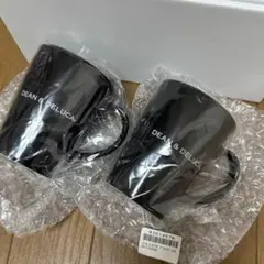 【新品未使用】DEAN & DELUCA マグカップ ブラック 2個セット — image 1