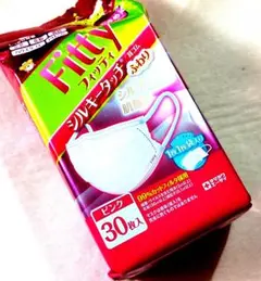 Fitty シルキータッチ耳ゴムふわり やや小さめ 30枚入 — image 1