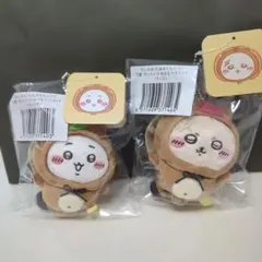 ■未使用■ちいかわ たぬきだもんくじ マスコット 2種セット　ちいかわ　ラッコ — image 1
