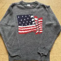 WISH FOR EVER ダメージフラッグニット — image 1