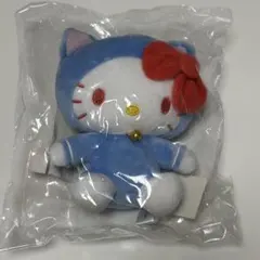 日常組×サンリオ ぬいぐるみキーホルダー クロノア×ハローキティ — image 1