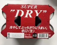 ビール　アサヒ　スーパードライ　350ml×6本 — image 1