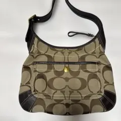 COACH コーチ シグネチャー ショルダーバッグ ブラウン系 — image 1