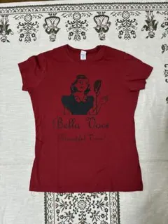 Bella Voce プリント 半袖 Tシャツ レッド — image 1