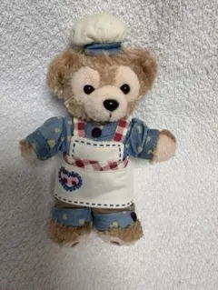 ②ダッフィー ぬいぐるみ バッジ シェフ　中古品 — image 1