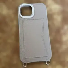 WIZU ベージュ レザー ソフトケース　アイホン14 — image 1