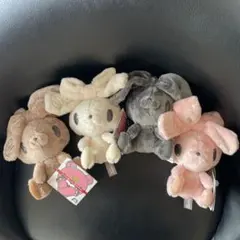 汎用うさぎ　ぬいぐるみマスコット　4種　ラウンドワン — image 1