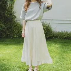 【新品タグ付き】上下セット　ehka sopo×まるちゃんコラボ — image 1