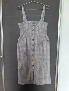 最終値下げ価格‼️Radarista チェック ジャンパースカート ジャンスカ L — image 1
