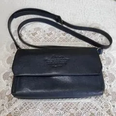 Dakota お財布レザー ショルダーバッグ ネイビー — image 1