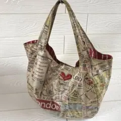 シンクビー！Think Bee! ジャストハート　ロンドンマップ トートバッグ — image 1