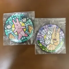 Qrais キューヴル美術館　キューライス展 グッズ　缶バッジ 2種セット — image 1