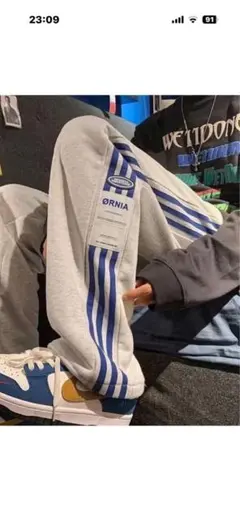 ØRNIA スウェットパンツ グレー Lサイズ　ユニセックス — image 1