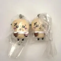 ちいかわ たべものいっぱいマスコット ラッコ 2点セット — image 1