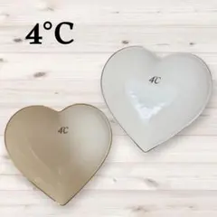 4℃ ハート型プレート 2枚セット — image 1