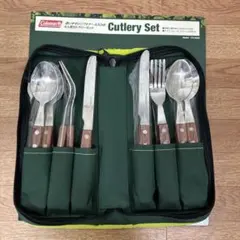 (新品) coleman コールマン カトラリー各4本セット ケース付 キャンプ — image 1