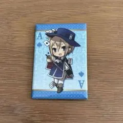 王室教師ハイネ スクエア缶バッジ レオンハルト・フォン・グランツライヒ　非売品 — image 1