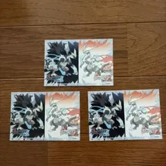 ポケモン　ポケットモンスター ブラック2 ホワイト2 ステッカー 3枚 — image 1