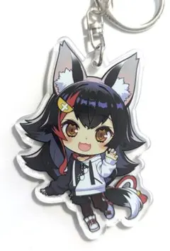 【新品/未開封】ホロライブ 大神ミオ 両面プリントアクリルキーホルダー — image 1