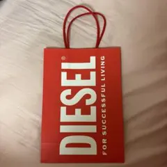 DIESEL ショップ袋 ショッパー レッド — image 1