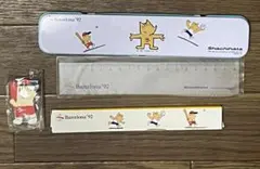 【未使用・当時物】1992年 バルセロナオリンピック シヤチハタ 文房具セット — image 1
