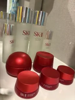 【空き瓶 空き容器】SK-II 化粧水 美容クリーム アイクリーム　9個セット — image 1