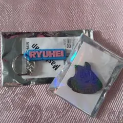 BE:FIRST RYUHEI キーホルダー ピンバッジ セット — image 1