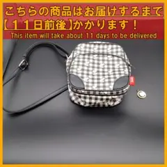 ★【美品】PEANUTS スヌーピー　ショルダーバッグ　チェック — image 1