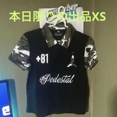 Pedestal ポロシャツ カモフラ柄 ブラックxs — image 1