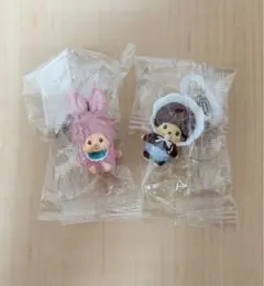 モンチッチ めじるしアクセサリー2 チムたん ベビチッチ ガチャ 2個セット — image 1
