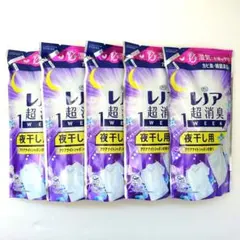 レノア　超消臭　1WEEK　夜干し用　アクアナイトシャボン　340ml　5袋　G — image 1