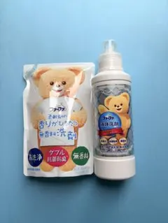 【新品未使用】ファーファ液体洗剤本体420ml 詰め替え用400ml — image 1
