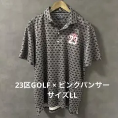 23区GOLF × ピンクパンサー コラボ 半袖ポロシャツ メンズ LLサイズ — image 1
