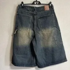 DIMITRI BLACK denimバギーカーゴショーツ — image 1