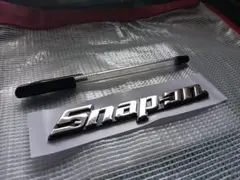 スナップオン(Snap-on)　エンブレム　メッキシルバー — image 1