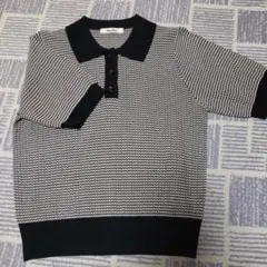 Khallia 半袖 ポロニット Mサイズ — image 1