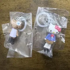 ♡めじるしアクセサリー♡あしながキティ♡日焼けキティ♡制服キティ♡2個セット♡ — image 1