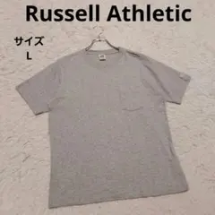 ラッセルアスレティック 半袖カットソー L グレー シンプル カジュアル — image 1