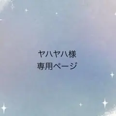ヤハヤハ様　専用ページ — image 1