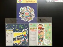【新品】クレヨンしんちゃん ステッカー3点セット コンセント — image 1