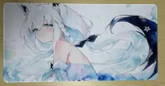 白上フブキ　ホロライブ　Vtuber プレイマット — image 1