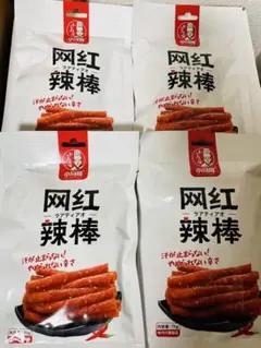 小马哥 小馬哥 网红辣棒 网紅辣棒 辣条ラーティアオ ラアティアオ 70gX4袋 — image 1