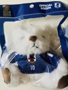 新品　JFA公式　サッカー　日本代表　ユニフォームベアキーホルダー　堂安律　１０ — image 1