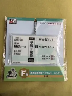 タイトーくじ HORSE HEROES メジロマックイーン アクリルキーホルダー — image 1