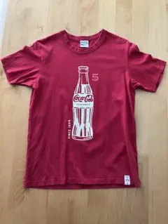 GU Coca-Cola コラボ Tシャツ レッド Sサイズ — image 1
