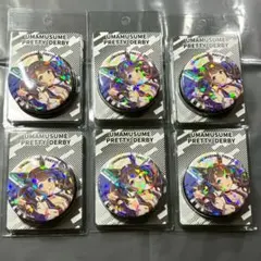 トーセンジョーダン　ブリスター缶バッジ　6点　ウマ娘　サイコンビニ — image 1