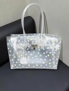 平成jellybag♡ ジェリーバッグ ホワイト ドット柄 — image 1