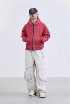 TERRAINCOGNITA ウォッシュ フード付きジッパースウェットジャケット — image 1