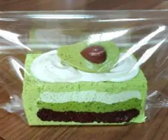 文清スクイーズ　抹茶アボカド　デコケーキ — image 1